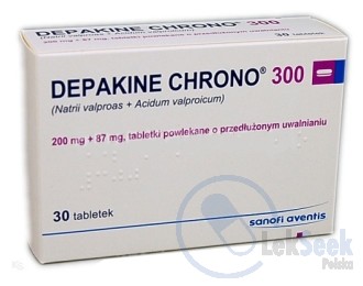 Opakowanie Depakine® Chrono 300; -500