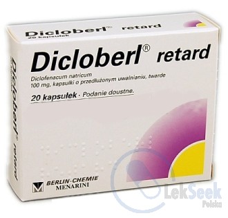 Opakowanie Dicloberl® retard