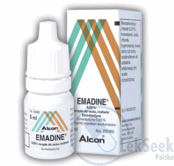 Opakowanie Emadine® 0,05%