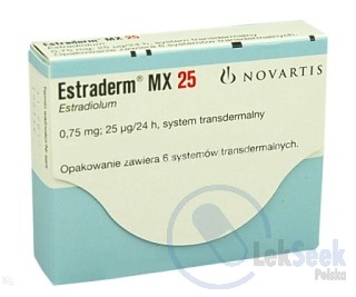 Opakowanie Estraderm® MX 25;- 50;- 100