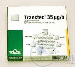 Opakowanie Transtec® 35 µg/h; -52,5 µg/h; -70 µg/h