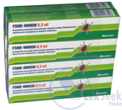 Opakowanie FSME-IMMUN 0,5 ml; -0,25 ml Junior