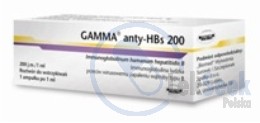 Opakowanie Gamma® anty-HBs 200