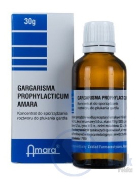 Opakowanie Gargarisma prophylacticum Amara