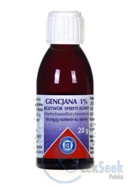 Opakowanie Gencjana 1% roztwór spirytusowy (Pyoctanina)
