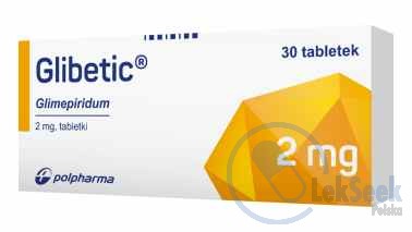 Opakowanie Glibetic 1 mg; -2 mg; -3 mg; -4 mg