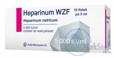 Opakowanie Heparinum WZF