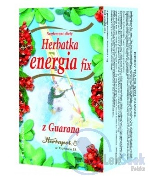 Opakowanie Herbatka Energia z Guaraną