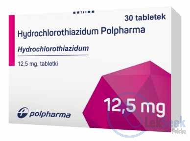 Opakowanie Hydrochlorothiazidum POLPHARMA