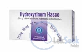 Opakowanie Hydroxyzinum Hasco