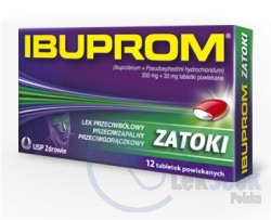 Opakowanie Ibuprom® Zatoki