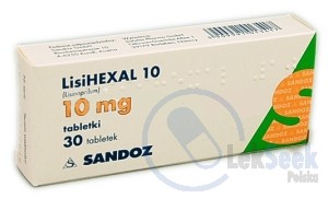 Opakowanie LisiHEXAL 5 mg; -10 mg; -20 mg