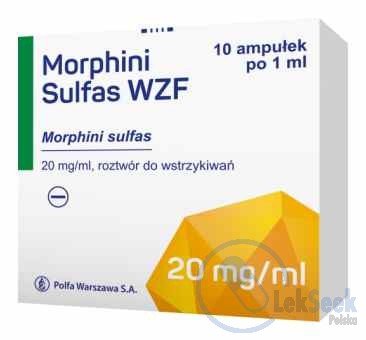 Opakowanie Morphini sulfas WZF