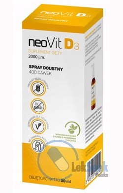 Opakowanie neoVit D3 Spray dosutny