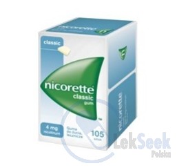 Opakowanie Nicorette® classic gum
