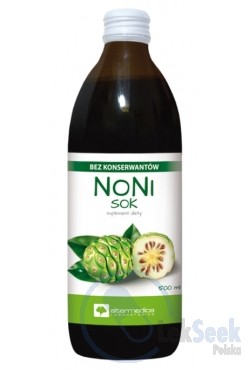 Opakowanie Noni sok z owoców Noni