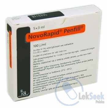 Opakowanie NovoRapid® Penfill®