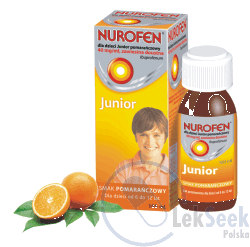 Opakowanie Nurofen® dla dzieci Junior