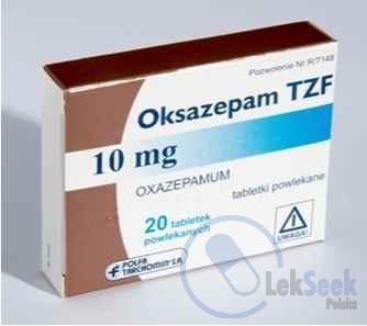 Opakowanie Oksazepam TZF