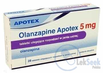 Opakowanie Olanzapine Apotex