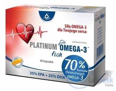 Opakowanie Platinum Omega-3 fish