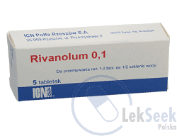 Opakowanie Rivanolum roztwór 0,1%