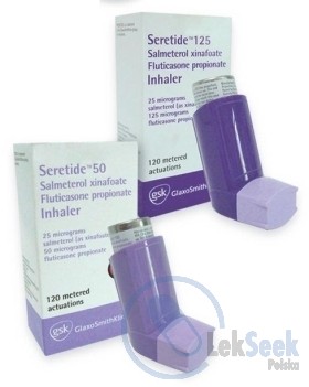 Opakowanie Seretide® 50; -125; -250