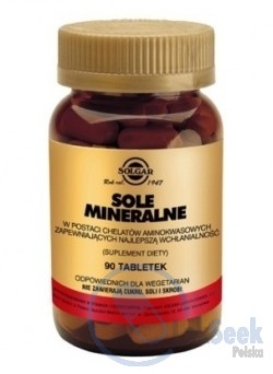 Opakowanie SOLGAR Sole mineralne