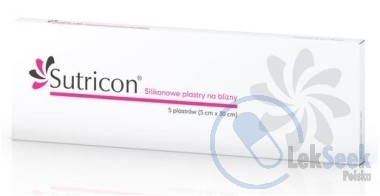 Opakowanie Sutricon® silikonowe plastry na blizny