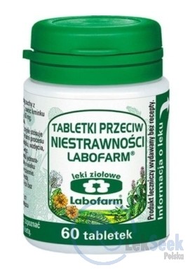 Opakowanie Tabletki przeciw niestrawności Labofarm®