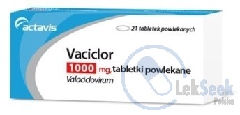 Opakowanie Vaciclor 500 mg