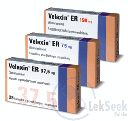 Opakowanie Velaxin® ER 37,5; -75; -150