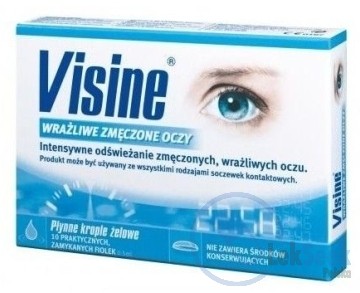Opakowanie Visine® Wrażliwe Zmęczone Oczy