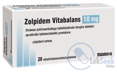 Opakowanie Zolpidem Vitabalans