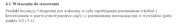 Wskazania wg ChPL
